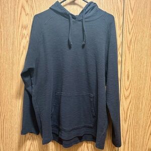 Goodthreads Dark Blue Lightweight Hoodie Pullover Size XLT